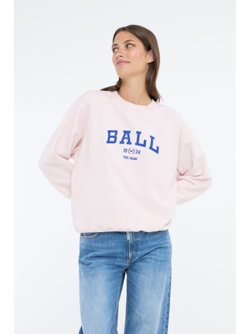 BALL Sweatshirt BALTAYLOR SWEAT 50405001 rundhalspullover mit Stickereien in Rosa