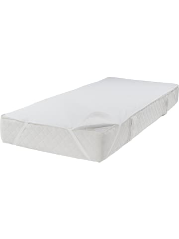 Erwin Müller Frottee Matratzenauflage wasserdicht/kochfest Gera in weiß
