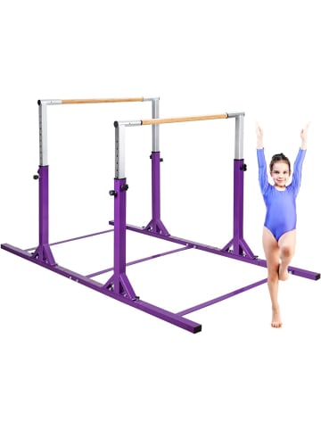 COSTWAY Gymnastik Turnreck bis 100kg belastbar in Lila