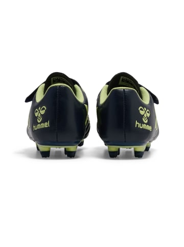Hummel Klettverschluss Fußball Schuh Hattrick F.g. Kinder in DRESS BLUES