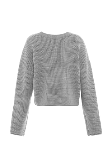 myMo Pullover in HELLGRAU MELANGE