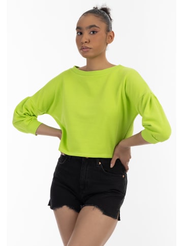 myMo Sweatshirt in Limette