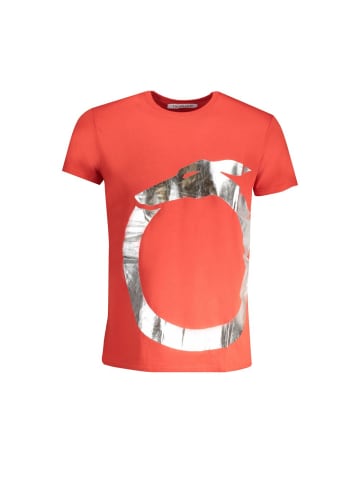 Trussardi Rotes Baumwoll-T-Shirt