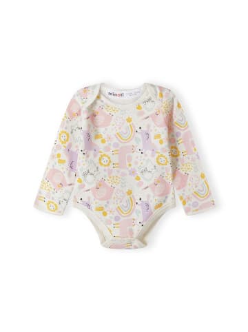 Minoti 4tlg. Set: Langarmbody 16mbaby 8 in Rosa