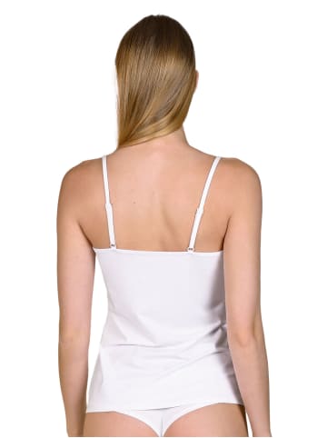 Lisca 2er Pack Trägerhemd in white
