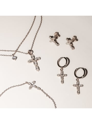 Tamaris Ohrhänger Cross in silber