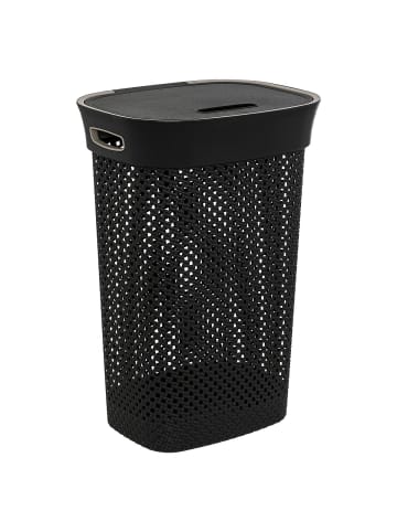 5five Simply Smart Wäschekorb HAMPER, 60 l in Anthrazitfarben, (B) 33 x (H) 61 x (L) 42 cm