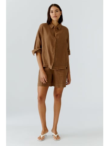 Oui Leinen Shorts in partridge