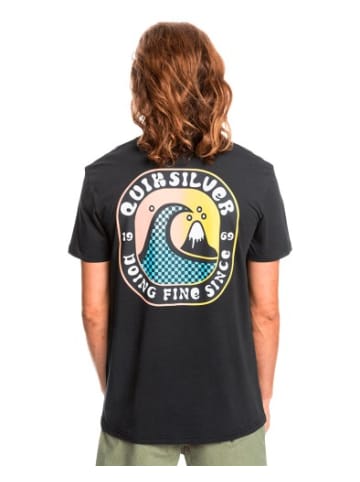 Quicksilver Tshirt in Schwarz