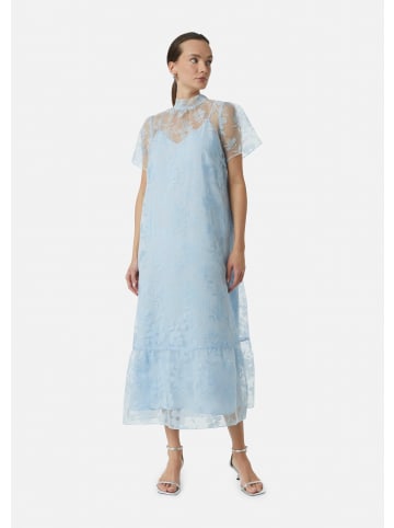 comma Kleid lang in Blau