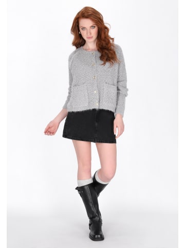 DreiMaster Women Cardigan in grey melange