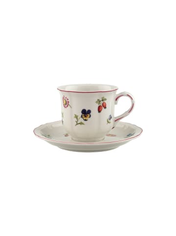 Villeroy & Boch Kaffeetasse mit Untertasse Petite Fleur 120 ml bunt in bunt