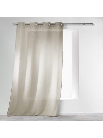 Douceur d’Intérieur Gardine mit Ösen HALTONA in Beige, 140 x 280 cm