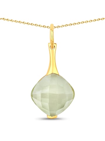Rafaela Donata Kette Sterling Silber Amethyst in gelbgold