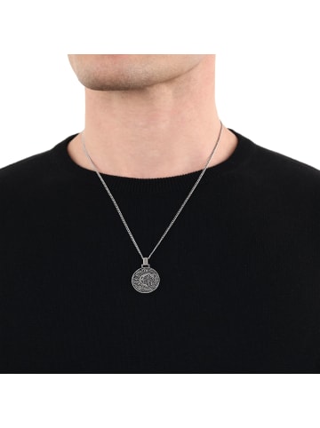 Amor Kette mit Anhänger Edelstahl in Silber