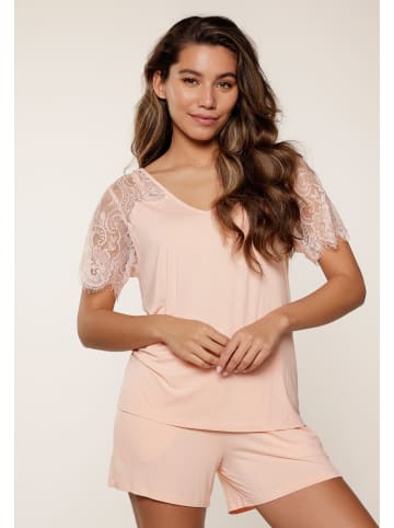 Linga Dore set Pyjama in Pfirsich