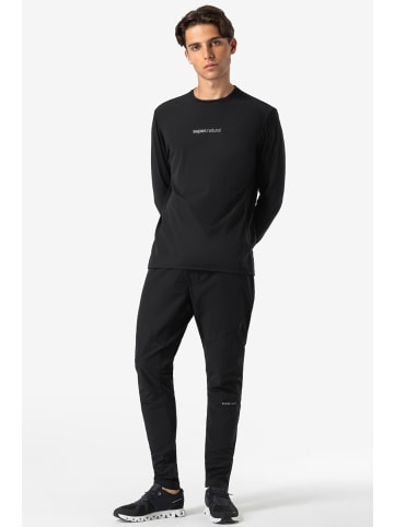 super.natural Merino Longsleeve mit Softshell in schwarz