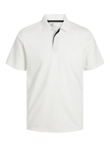 Jack & Jones Poloshirt in Cloud Dancer