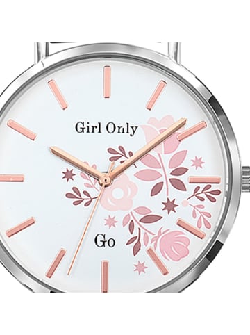 Girl Only Analog-Armbanduhr Girl Only GO silber mittel (ca. 35mm)