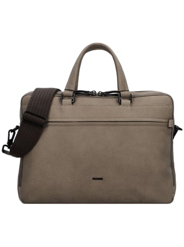 PICARD Casual Aktentasche Leder 38 cm Laptopfach in taupe