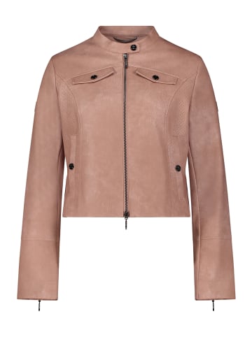 AMBER & JUNE Casual-Jacke mit Stehkragen in Misty Rose