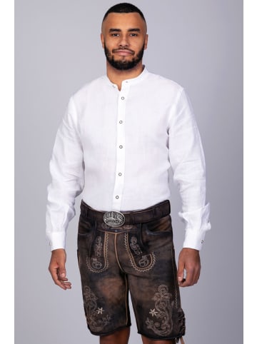 Edelnice Edelnice Trachtenhemd Michael in weiß
