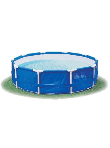 Intex Metal Frame Pool, 366x76cm inkl. Filterpumpe in blau