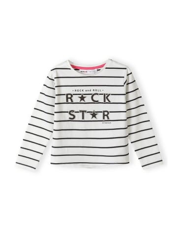 Minoti Longsleeves rockstar 8 in weiß