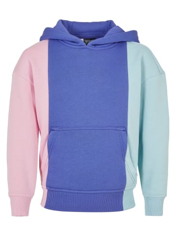 Urban Classics Kapuzenpullover in girlypink/purpleday/oceanblue