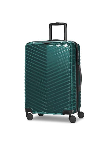 Redolz Essentials 18 4 Rollen Trolley 66 cm mit Dehnfalte in Metallic-Green Shiny