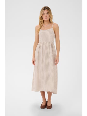 SAINT TROPEZ Kleid ElmikoSZ Gerade Passform in Toasted Coconut Ice Stripe