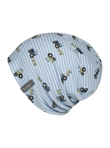 Sterntaler Beanie Traktoren in bleu