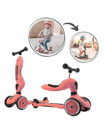 Scoot & Ride Scoot & Ride Highwaykick 1 Rutscherfahrzeug und Scooter - Farbe: Peach
