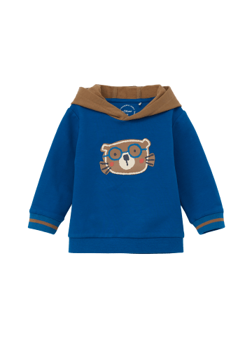 s.Oliver Sweatshirt langarm in Petrol