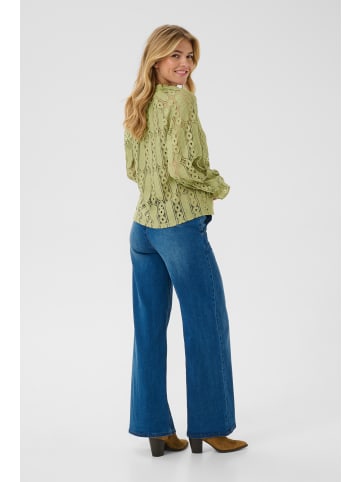 Cream Langarm-Bluse CRTully Straight fit in Tea