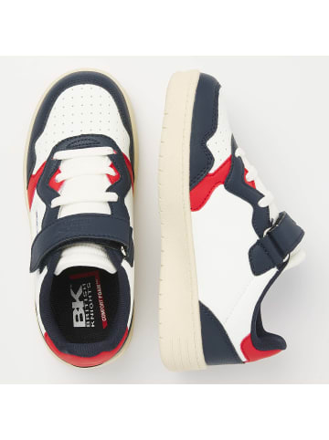British Knights Sneaker Noors in weiss/dunkelblau/rot