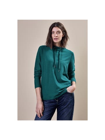 Cecil Langarmshirt in petrol green