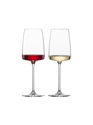 Zwiesel Glas 2er Set Weingläser Vivid Senses 363 ml in transparent