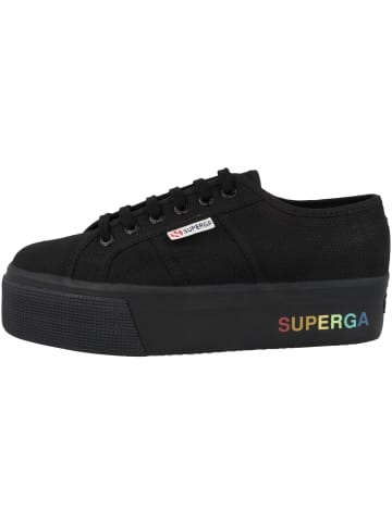 Superga Sneaker low 2790 Platform Shaded Lettering in schwarz