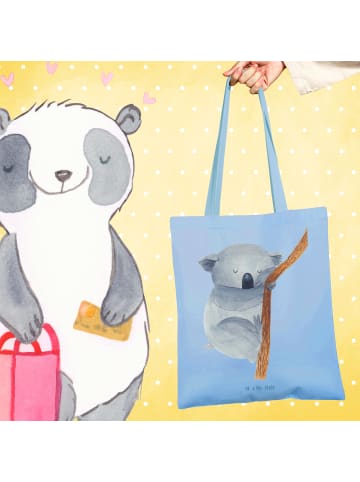 Mr. & Mrs. Panda shopping tasche Koalabär ohne Spruch in Sky Blue