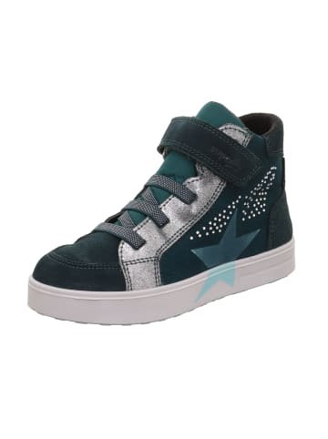 superfit Ankle Boot STELLA in Grün/Hellblau