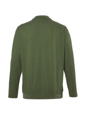 Men Plus Poloshirt in grün