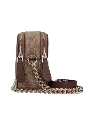 Guess Noelle Umhängetasche 20 cm in latte logo-brown