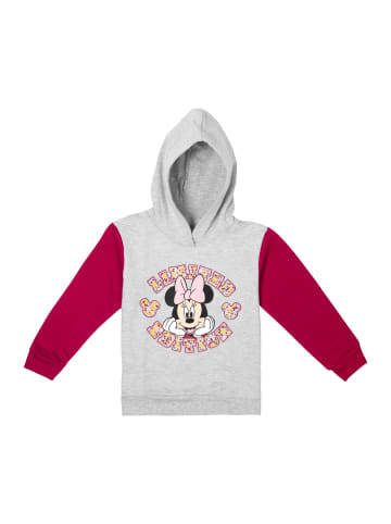 Disney Disney Minnie Mouse Hoodie Kapuzenpullover in grau