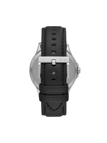 Armani Exchange Armbanduhr The Black Classic in silber