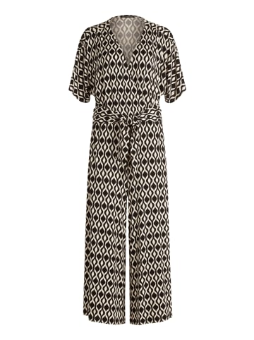 Betty Barclay Jumpsuit mit Eingrifftaschen in Schwarz/Beige