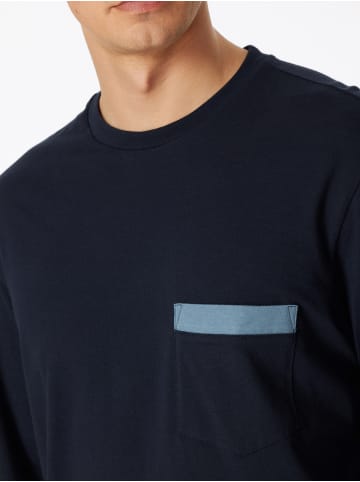 Schiesser Pyjama Comfort Nightwear in Admiral