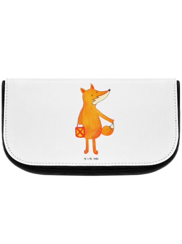 Mr. & Mrs. Panda Kulturbeutel Fuchs Laterne ohne Spruch in Weiß