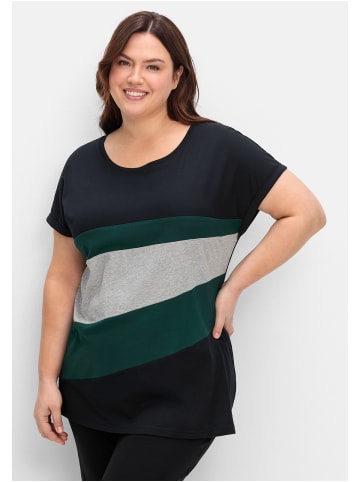 sheego Oversized-Shirt in tiefgrün