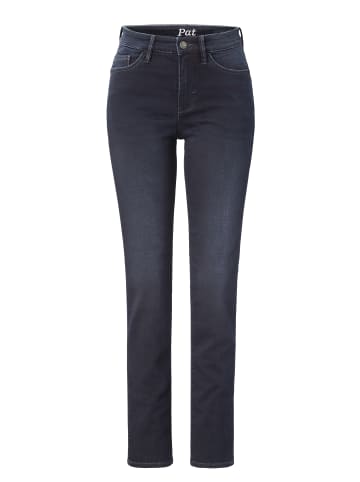 Paddock's 5-Pocket Jeans PAT in blue black with handwork